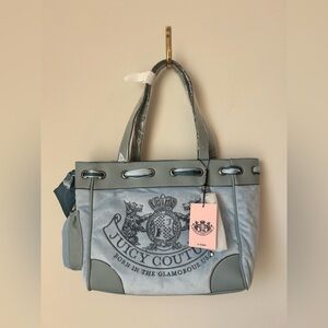 Viral Juicy Couture UK Blue Daydreamer Y2K Tote Bag